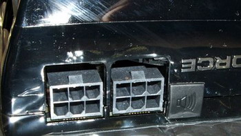 GeForce GTX 260 power connectors